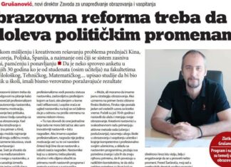 Интервју директора Завода мр Златка Грушановића