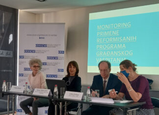 Промоција резултата мониторинга примене нових програма грађанског васпитања