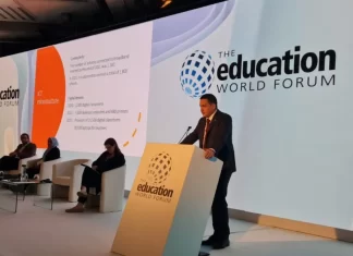 Ружић на Светском форуму образовања 2022 у Лондону