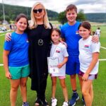 Леонтина Вукомановић, Леонтина Татић, Тара Брезовац, Давид Татић и Јана Брезовац