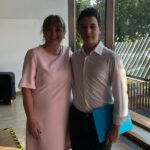 Ученик Дамјан Бер(Bär) 8. раз. из Гепингена и уч. Славица Симић